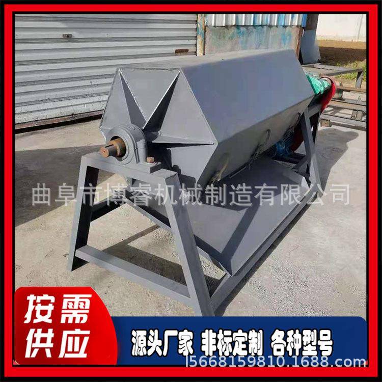 徐州市电动螺丝滚筒抛光机镀锌件六角滚筒研磨机六角滚筒除锈机