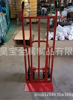 4轮三合一红色特厚方管00KG载重货物搬运车老虎货仓车金属材质手