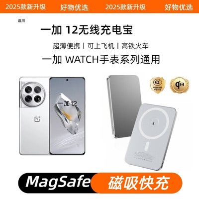 适用一加12磁吸无线充电宝