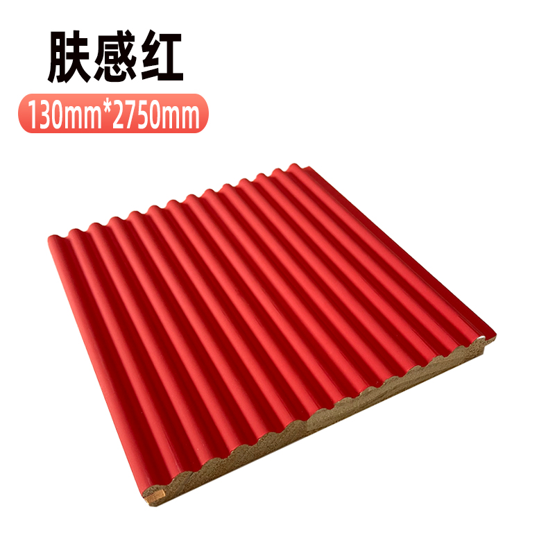 网红12厘小细圆弧形实木格w栅薄款细纹理松木格栅墙面背景造型材