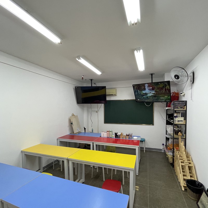 灯管支架座日光灯吊杆灯座双管T8工作灯仓库商场办公照明墙壁宿舍