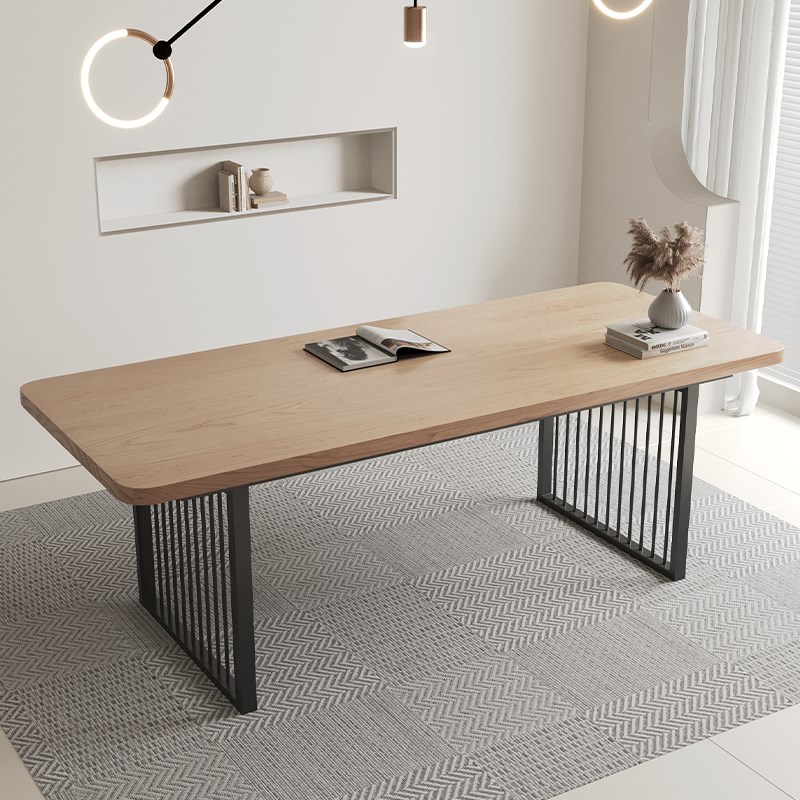 极简大板办公桌腿支架大理石茶桌架岩板餐桌脚定制不锈钢桌架底座