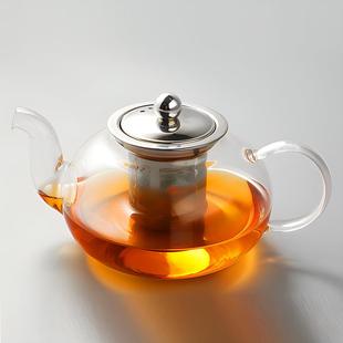 冲茶过滤水壶 茶水分离泡茶壶玻璃耐高温家用单壶沏茶壶器茶具套装