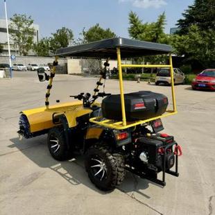 隆发座驾式扫雪车多功能四轮驾乘式大马力扫雪机沙滩车除雪机