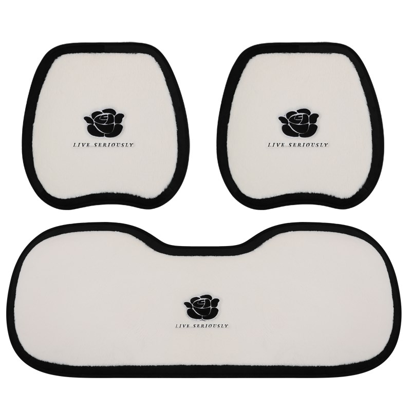 汽车坐垫冬季车座椅垫通用高级感主驾驶后排女士车内毛绒座位垫子