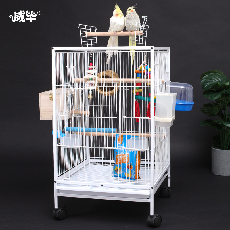 玄凤虎皮鹦鹉鸟笼八哥鹩哥笼子大号空间大型别墅家用大全繁殖