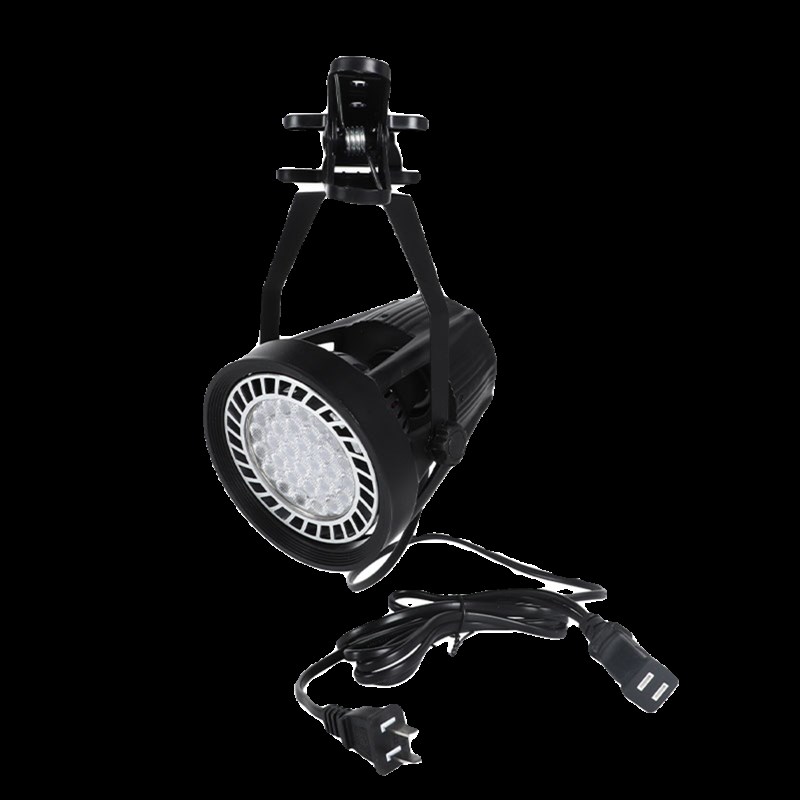 led夹子射灯服装店铺超亮移动婚庆聚光串联展会插电集市摆摊商用