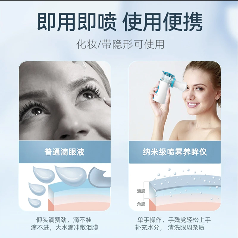 雾化润眼仪护眼仪舒缓眼疲劳干涩蒸眼仪喷雾眼部雾化仪薰眼器神器