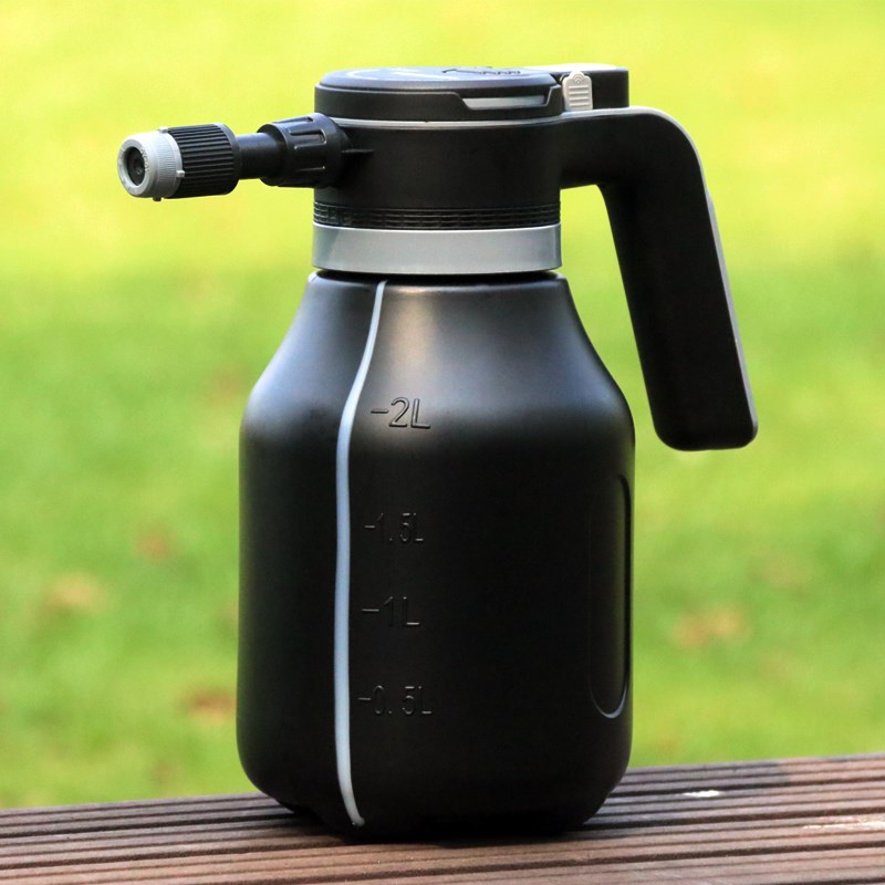 2L绿植浇花壶黑色电动喷壶多肉洒水壶浇水壶小型家用农用长杆喷雾