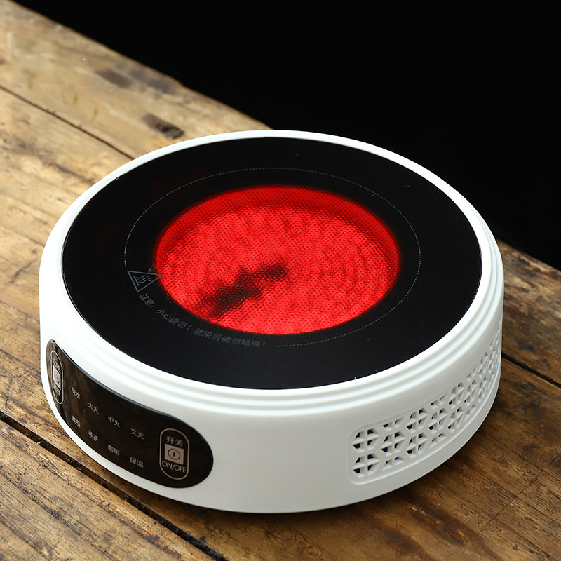 电陶炉煮茶专用围炉煮茶器家用大功率I电加热烧水玻璃壶加热底座