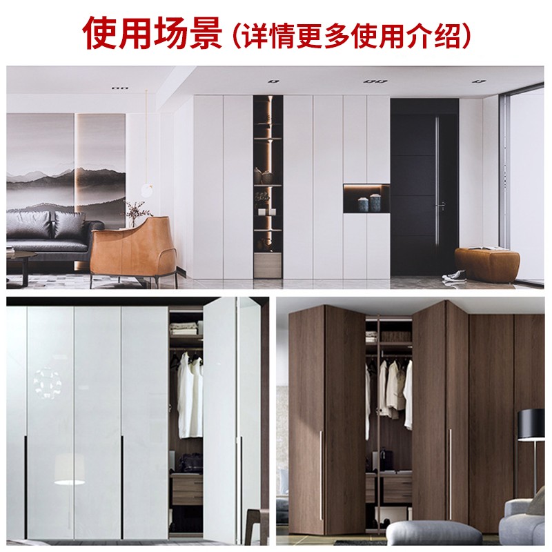 无下轨衣a柜折叠门配件衣帽间推拉移门过道房门橱柜吊轮滑轨道五
