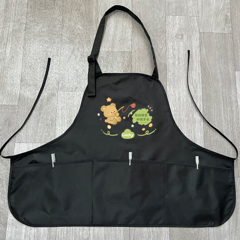 围裙防水防油短款i小个子女士家用厨房时尚2024网红新款定制工作
