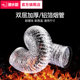 潜水艇抽油烟机排烟管热水器烟道管加厚伸缩铝箔烟管排气管防烟宝