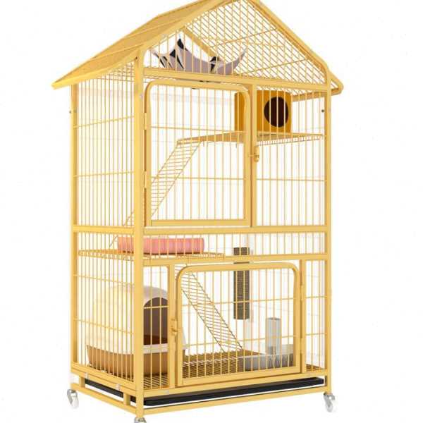 猫笼子家用猫别墅带厕所一体式超大自由空间大型猫舍猫屋猫咪猫窝