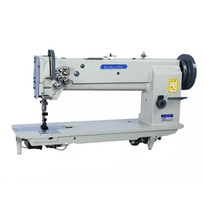 6620双针脚垫拼接工业缝纫机皮革厚料加长同步车双针平车