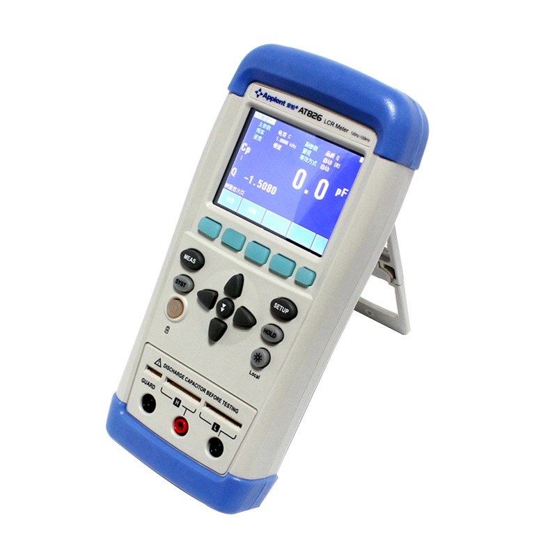 安柏LCR数字测试仪电桥表数字电桥电感电阻电容表AT826/AT825