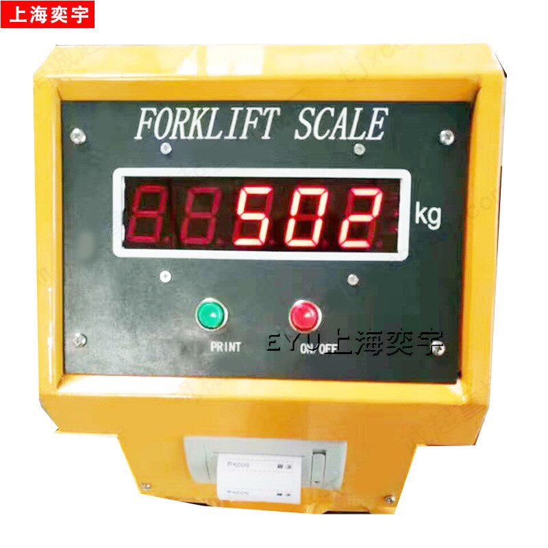 可打印托盘车电子称拖车磅3吨/1kg带称重叉车秤手动液压搬运车称