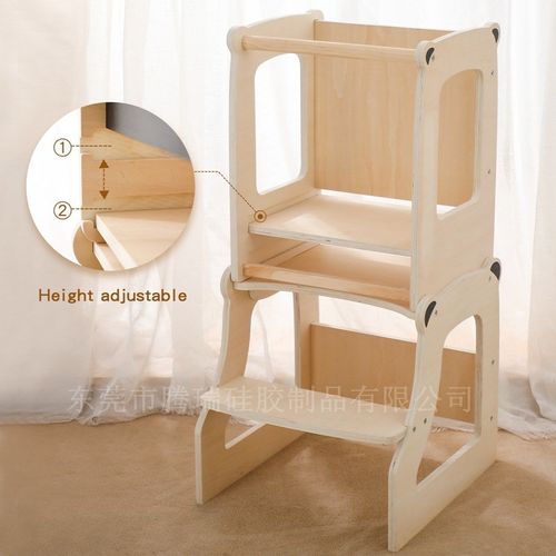 蒙氏幼儿学习塔厨房洗手台阶 儿童learning tower宝宝洗漱登高椅