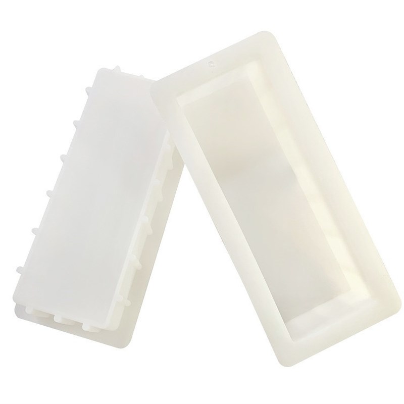 硅胶土司模具矽胶手工皂模长方形模具约1400ML香皂模不涨肚渲染皂