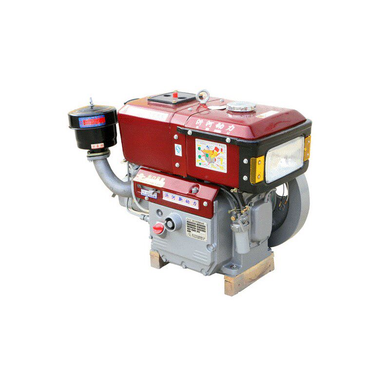 【厂家供应】单缸柴油机大红色ZH195豪华直喷柴油机
