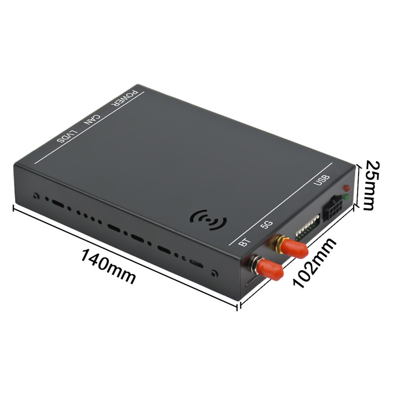 原车屏升级无线carplay/安卓Auto解码器适用大众MIB1/ MIB2分体机