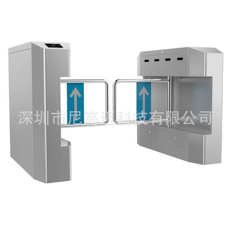 厂家直供小区人行道进出口不锈钢自动摆闸豪华挡闸机双向刷卡感应