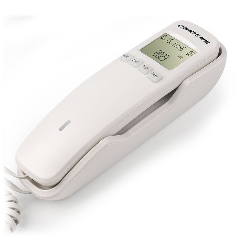 中诺W018双屏幕铃声调节通话调节挂壁座机办公壁挂式迷你小型分机