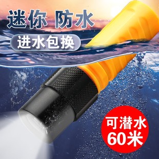 金三赢Q1迷你专业强光潜水手电筒可充电防水LED远U射户外骑行登山