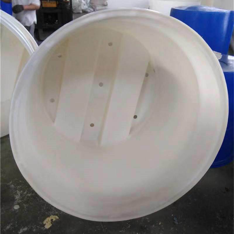 800升叉车耐酸碱圆形牛筋桶1吨1.5吨口径加厚泡菜圆桶周转腌制桶