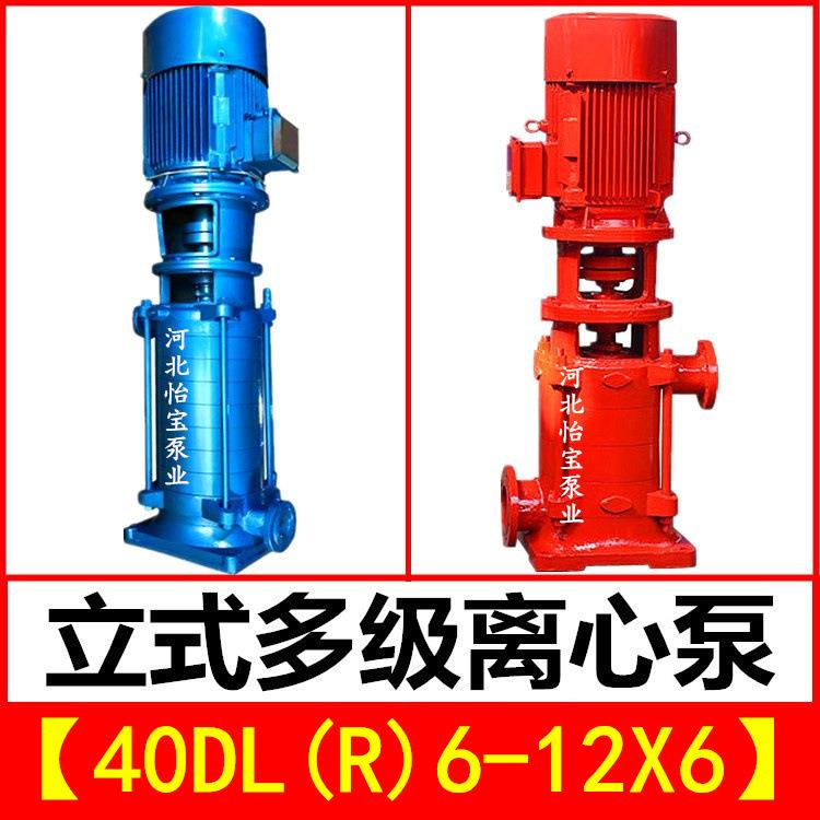 40DL6-12X6立式多级泵DLR型热水增压管道离心泵高层建筑给水泵