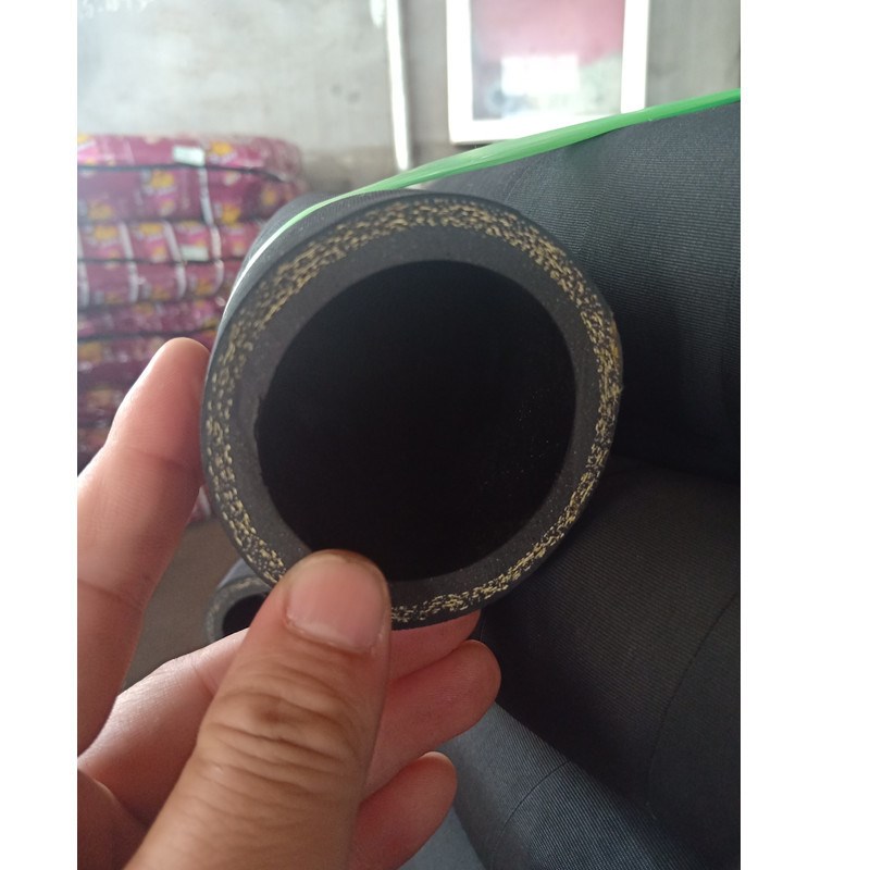 钢丝编织喷砂管喷浆管喷砂胶管喷浆机专用耐磨橡胶管