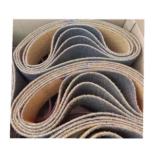 耐巴斯2100*50 不织布黄红绿尼龙抛光砂带 打磨不锈钢金属拉斯带