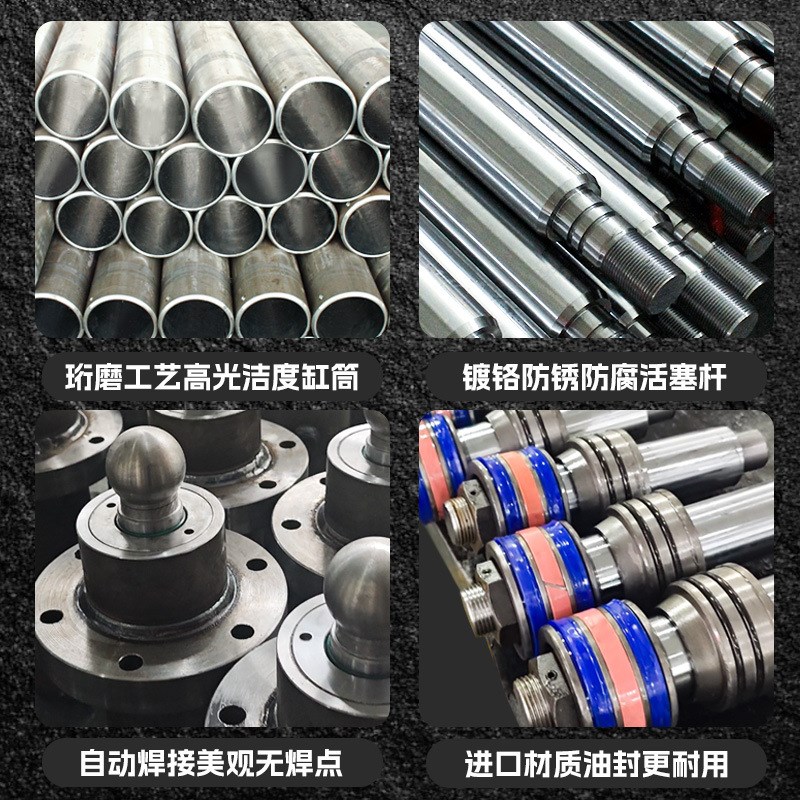 液压油缸液压缸法兰液压缸双向隧道衬砌台车油缸液压泵站整体系统