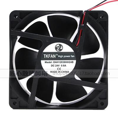 TKFAN Model:DAH12038HH24B DAW12038M12B变频器电焊风机扇24V12V