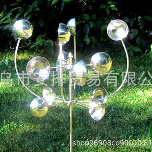 Spinner 跨境新款 Flower 庭院艺术园艺礼品旋转风车 Wind