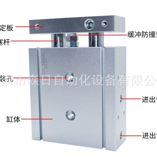 亚德客型双轴气缸TR6X10S TR10X20S TR16X30S TR20X40S TR25X50S