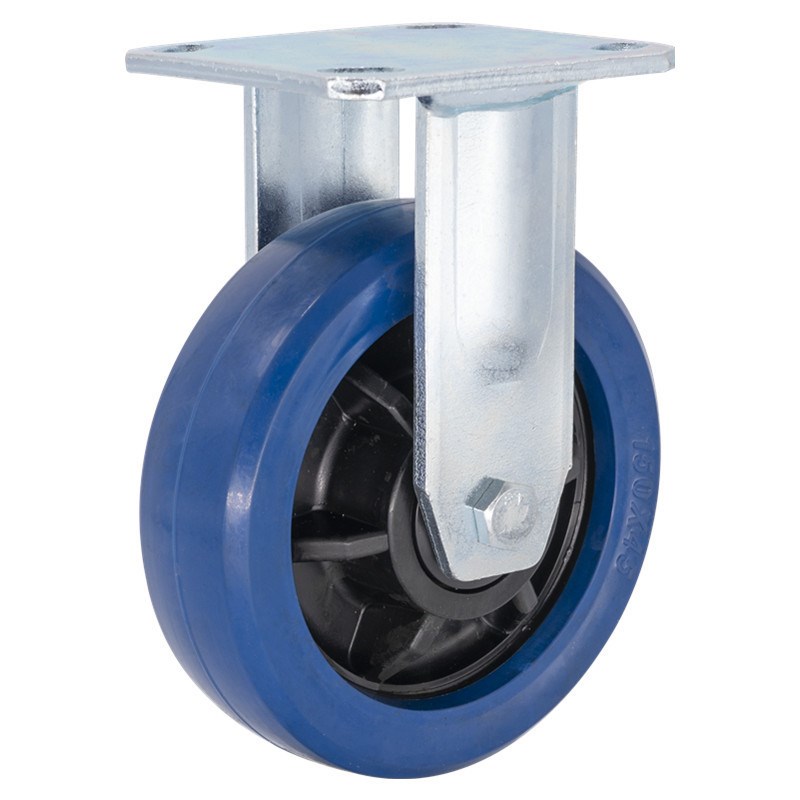 4寸5寸6寸重型橡胶轮8寸静音万向轮手推车轮平板车轱辘