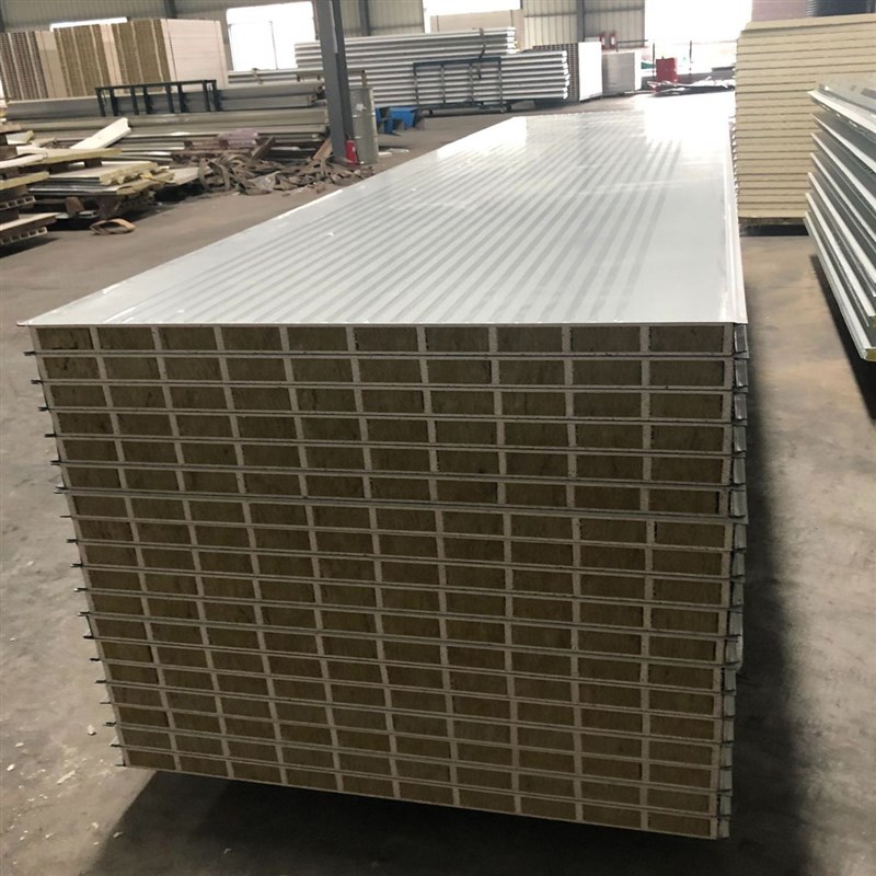 机制中空玻镁板彩钢板无尘车间净化夹芯板隔热防火净化板