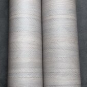 特厚带导气槽鱼刺纹背胶自粘墙纸壁纸酒店商场装 饰贴膜波音软片