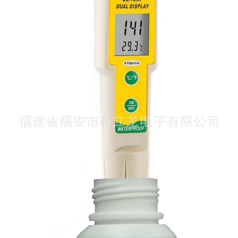 EC-1387  型电导率和温度测试仪园艺水族馆游泳池净水处理