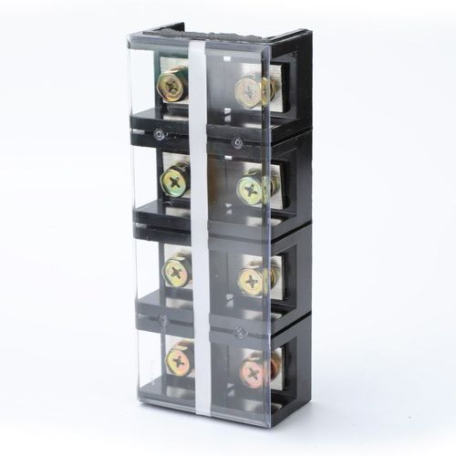 TC-4004铜件接线端子排 400A 4P接线柱 固定式大电流接线盒连接器