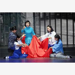 江姐服装舞台话剧狱友演出服装红梅赞绣红旗民国表演服饰旗袍女款