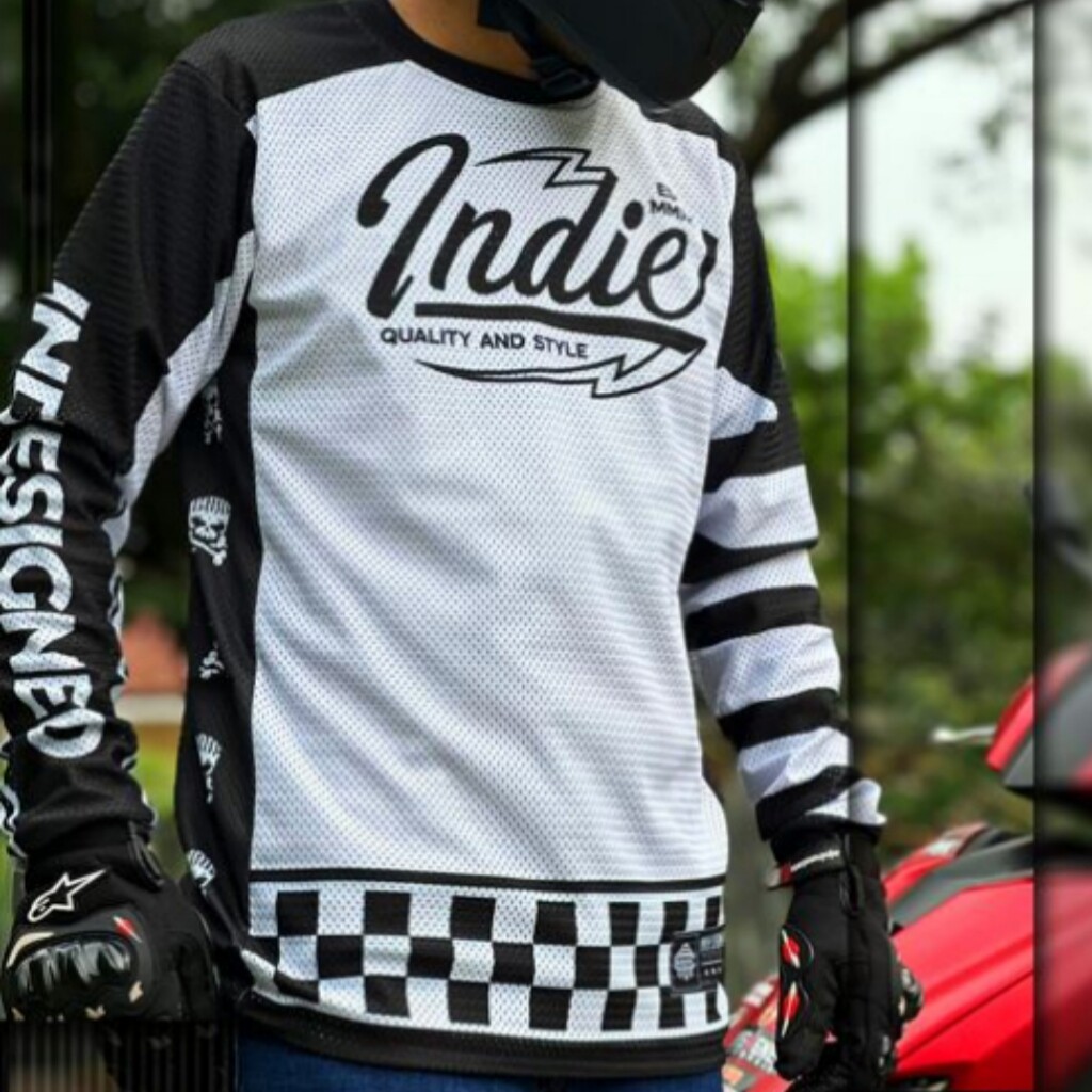 INDIE经典越野摩托车服男山地车