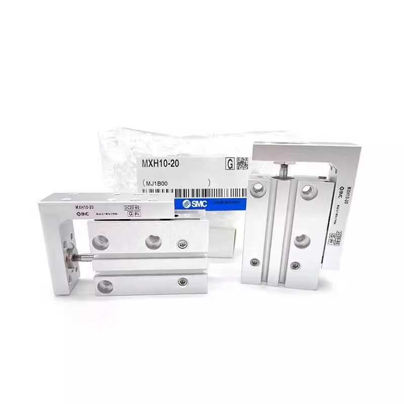 HLH小型气动直线侧轨型滑台气缸HLH6/10/16/20X5X10X15X20X25X3