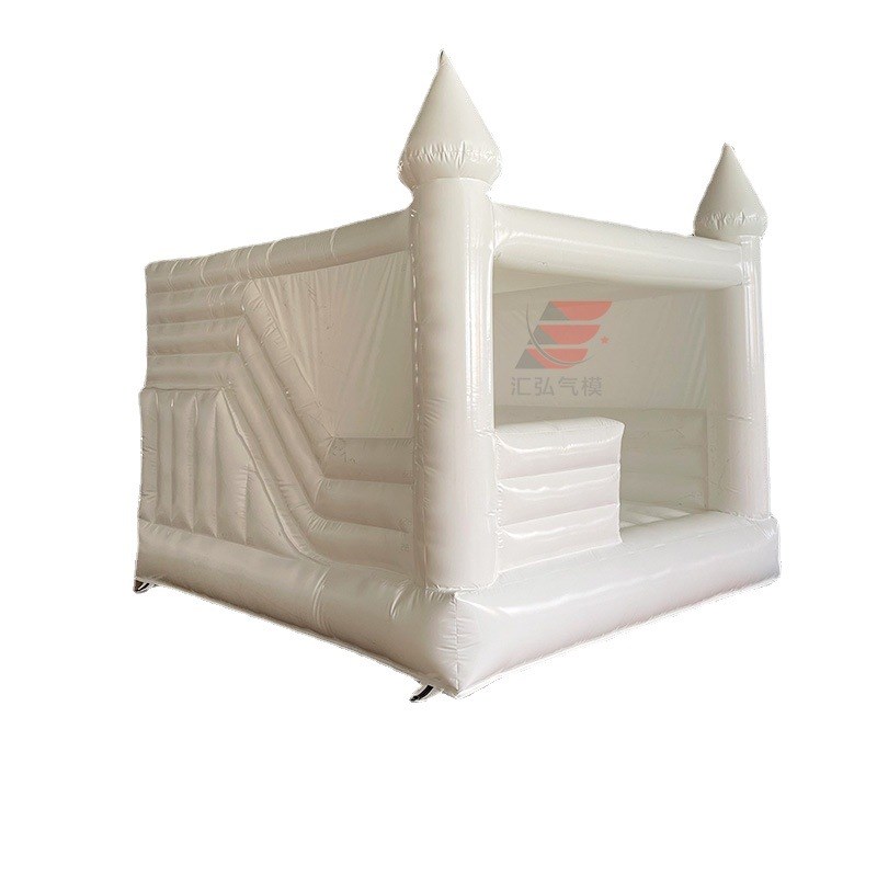 充气婚礼跳床城堡 室外大型蹦蹦床滑梯 儿童户外闯关淘气堡滑梯