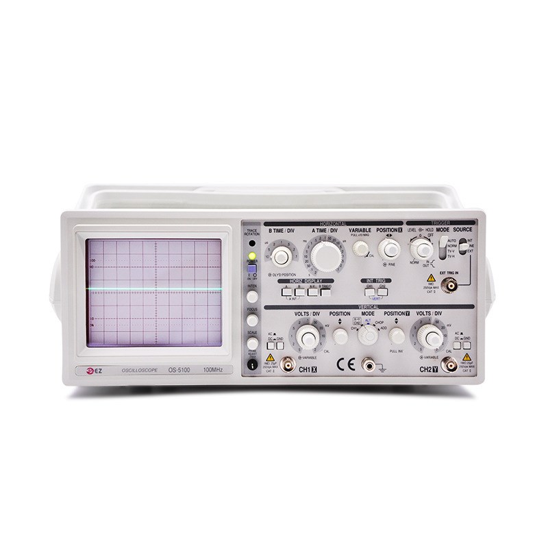 全新进口南韩EZ OS-5100 100M模拟示波器 双通道手持示波器
