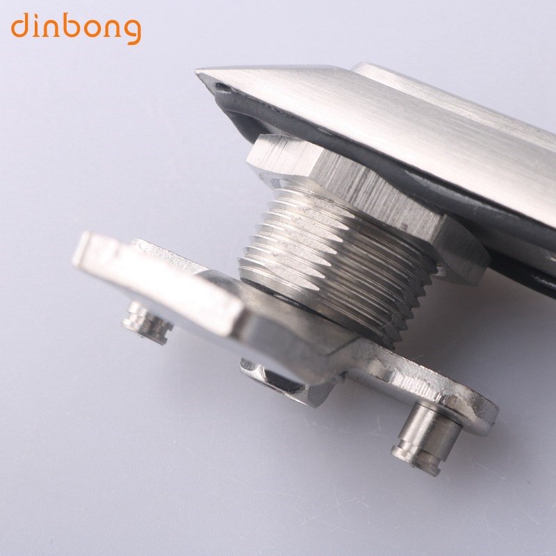 dinbong MS834 全不锈钢挂锁 机箱机柜锁平面锁 配电箱门锁 现货