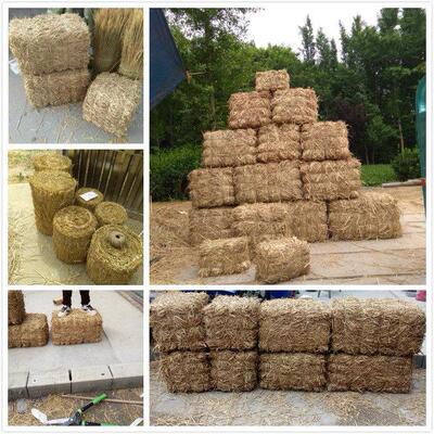 稻草草垛方圆形子干凳子