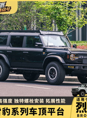TUFF FAB雪豹适用于福特烈马Bronco车顶行李架拓展平台侧边爬梯