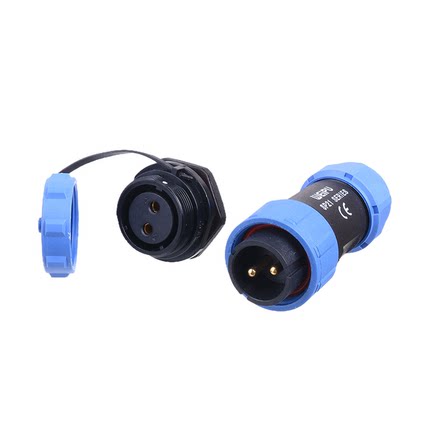 航空插头座威浦磊福SP2110/P+SP2112/S-【2-12芯】后螺母固定式